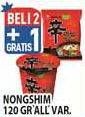 Promo Harga NONGSHIM Noodle All Variants  - Hypermart