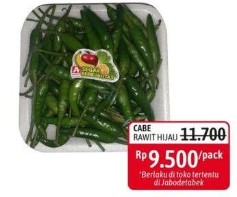 Promo Harga Cabe Rawit Hijau  - Alfamidi