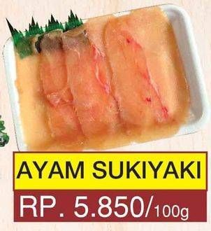 Promo Harga Ayam Sukiyaki per 100 gr - Yogya