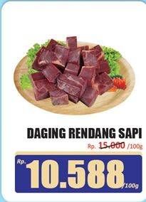 Promo Harga Daging Rendang Sapi per 100 gr - Hari Hari