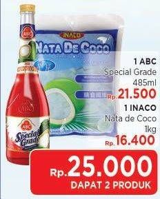 Promo Harga Paket 25rb (ABC Special Grade + Inaco Nata De Coco)  - LotteMart
