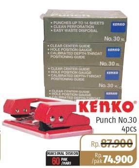 Promo Harga KENKO Punch No30 4 pcs - Lotte Grosir