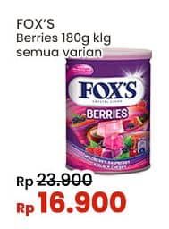 Promo Harga Foxs Crystal Candy Berries 180 gr - Indomaret