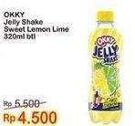 Promo Harga OKKY Jelly Shake Lemon Lime 320 ml - Indomaret