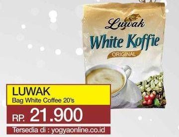 Promo Harga Luwak White Koffie 20 pcs - Yogya