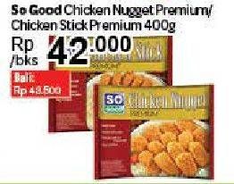 Promo Harga So Good Chicken Nugget / Stik Premium  - Carrefour