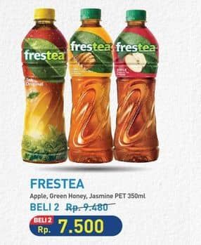 Promo Harga Frestea Minuman Teh Apple, Green Honey, Original 350 ml - Hypermart