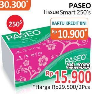 Promo Harga PASEO Facial Tissue Smart 250 sheet - Alfamidi