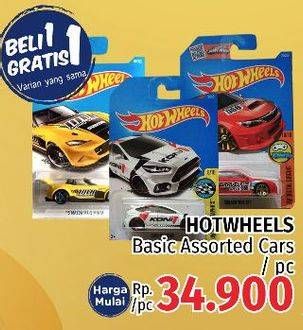 Promo Harga HOT WHEELS Basic Car  - LotteMart