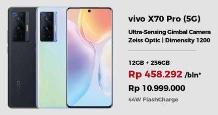 Promo Harga VIVO X70 Pro 5G  - Erafone