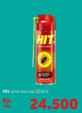 Promo Harga HIT Anti Kecoa Spray 325 ml - Carrefour