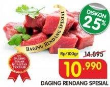 Promo Harga Daging Rendang Sapi Spesial per 100 gr - Superindo