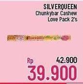 Promo Harga SILVER QUEEN Chunky Love Pack per 2 pcs - Alfamidi