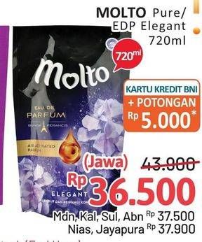 Promo Harga MOLTO Eau De Parfum Purple Elegant 720 ml - Alfamidi