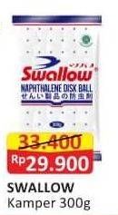 Promo Harga Swallow Naphthalene Disk Ball 300 gr - Alfamart