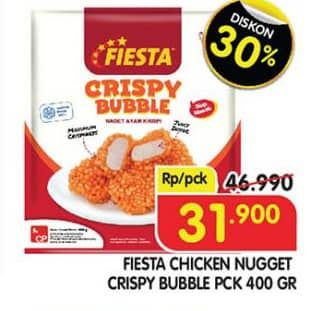 Promo Harga Fiesta Naget Crispy Bubble 400 gr - Superindo