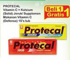 Promo Harga PROTECAL Solid Effercent/Defense 10s  - Indomaret
