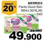 Promo Harga Merries Pants Good Skin M34, L30, S40, XL26  - Giant
