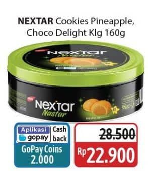 Promo Harga Nabati Nextar Cookies Nasta Pineaplle, Brownies Choco Delight 160 gr - Alfamidi