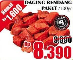 Promo Harga Daging Rendang Sapi per 100 gr - Giant