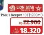 Promo Harga LION STAR Praxis Keeper 102 KP-8 1900 ml - Lotte Grosir