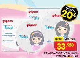 Promo Harga Pigeon Teens Compact Powder Beige 14 gr - Superindo