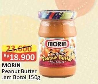 Promo Harga MORIN Jam Peanut Butter 150 gr - Alfamart