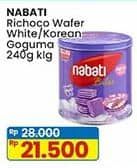 Promo Harga Nabati Bites White, Goguma 240 gr - Indomaret