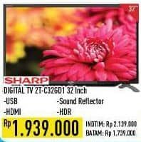 Promo Harga Sharp 2T-C32GD1500i  - Hypermart