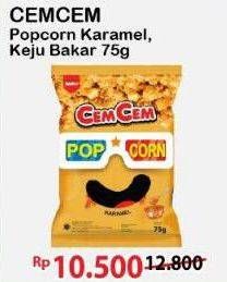 Promo Harga Cem-cem Pop Corn Keju Bakar, Karamel 75 gr - Alfamart