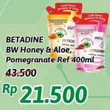 Promo Harga BETADINE Body Wash Manuka Honey, Pomegranate 400 ml - Alfamidi
