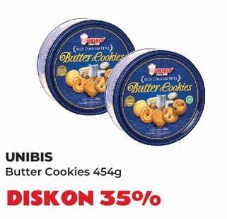 Promo Harga Unibis Butter Cookies 454 gr - Yogya