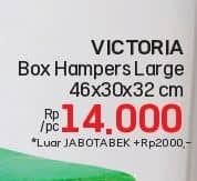 Promo Harga Victoria Box Hampers 46x30x32  - LotteMart