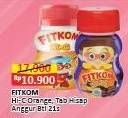 Promo Harga Fitkom Vitamin Anak Tablet Anggur, Jeruk 21 pcs - Alfamart