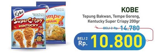 Promo Harga Kobe Tepung Bumbu Bakwan, Tempe Goreng Kriuk, Super Crispy 200 gr - Hypermart