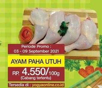 Promo Harga Ayam Paha Utuh per 100 gr - Yogya