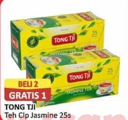 Promo Harga Tong Tji Teh Celup Jasmine Tanpa Amplop per 25 pcs 2 gr - Alfamart