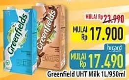 Promo Harga Greenfields UHT 1000 ml - Hypermart