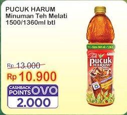 Promo Harga Teh Pucuk Harum Minuman Teh Jasmine 1360 ml - Indomaret