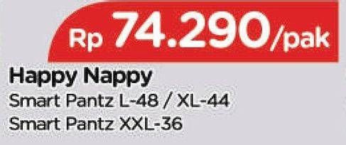 Promo Harga Happy Nappy Smart Pantz Diaper XXL36  - TIP TOP