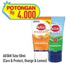 Promo Harga Autan Lotion Anti Nyamuk Care Protect, Jeruk Lemon 50 ml - Hypermart
