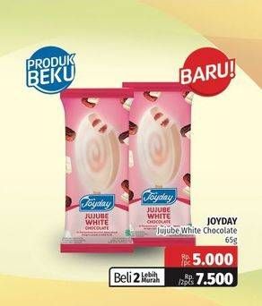 Promo Harga JOYDAY Ice Cream Stick Jujube White Chocolate 65 gr - Lotte Grosir