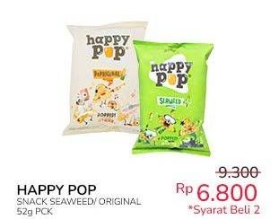 Promo Harga Happy Pop Keripik Jagung Original, Seaweed 52 gr - Indomaret