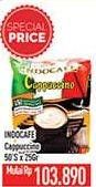 Promo Harga Indocafe Cappuccino per 50 sachet 25 gr - Hypermart