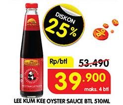 Promo Harga Lee Kum Kee Oyster Sauce Panda 510 gr - Superindo
