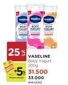 Promo Harga Vaseline Body Yogurt 200 ml - Watsons