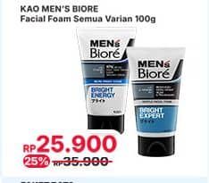 Promo Harga Biore Mens Facial Foam All Variants 100 gr - Indomaret