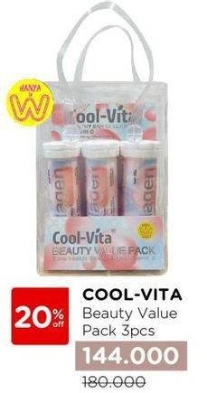 Promo Harga Cool Vita Beauty Value 3 pcs - Watsons