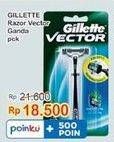 Promo Harga GILLETTE Vector Ganda  - Indomaret