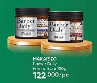 Promo Harga Makarizo Barber Daily Pomade 120 gr - Guardian